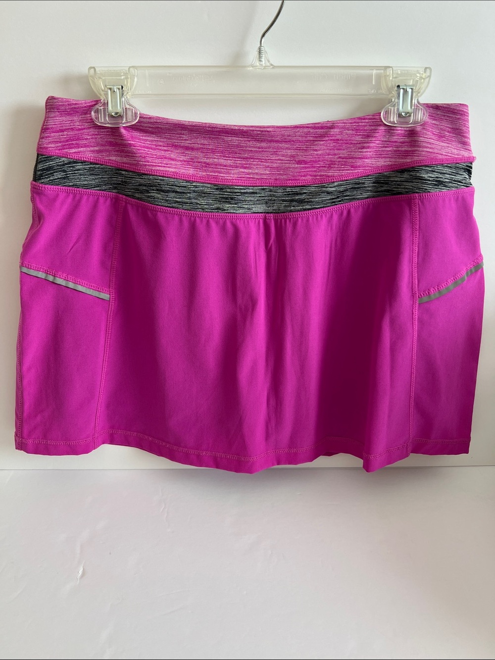 Kyodan Fuchsia Circle Skort with Heathered Waistband